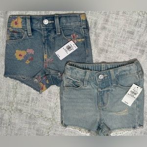 New baby girls size 12-18 months shorts